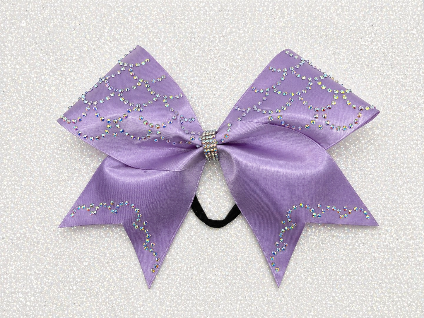 Rhinestone Cheer Bow – Siren Sparkle